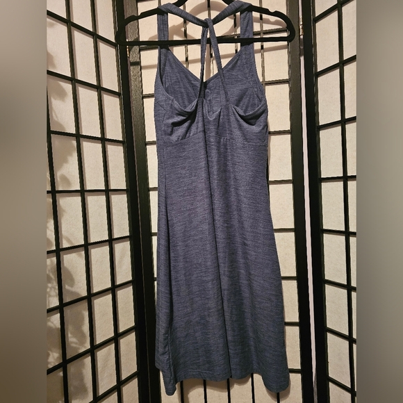 KYODAN Outdoor Collection Ultra Soft Jersey Dress Blue Heather Sleeveless Size M - Picture 3 of 6